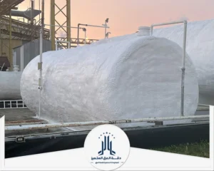 في دقة العزل المتميز يظهر عزل خزانات بخميس مشيط